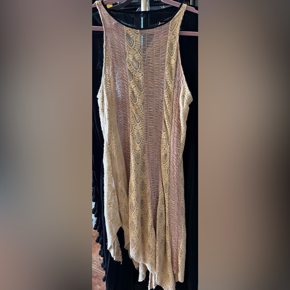Free People Alana Lace Maxi Top - Picture 3 of 7